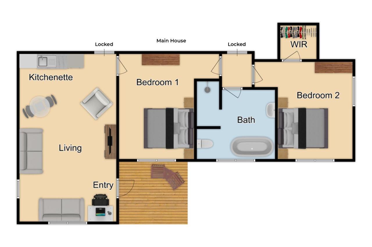 Sweet Magnolia 1 Or 2 Bedroom Suite St Kilda Cambridge With Complimentary Continental Breakfast Exteriör bild